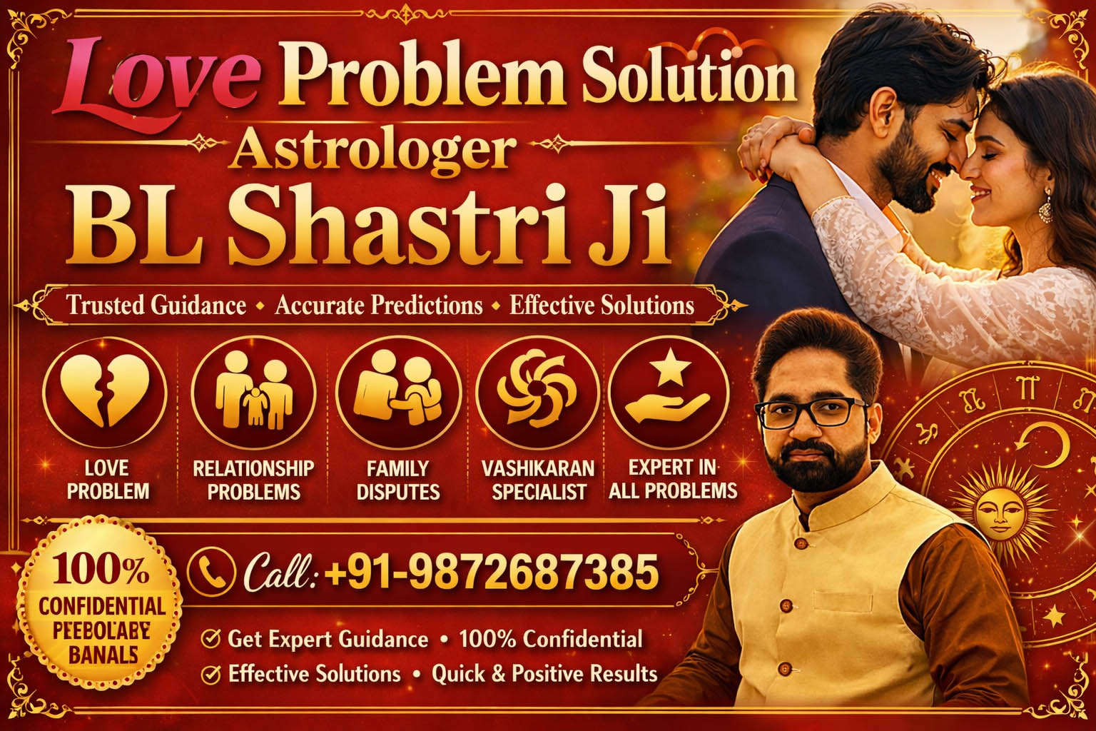 Astrologer BL Shastri Ji Call +91-9872687385